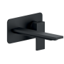 NOBILI SEVEN WALL-MOUNTED BASIN MIXER L. 20 CM MATTE BLACK