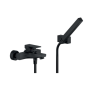NOBILI SEVEN EXTERNAL BATHTUB MIXER WITH SHOWER SET MATTE BLACK