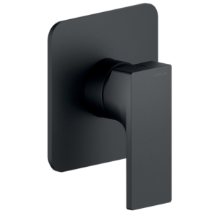 NOBILI SEVEN BUILT-IN SHOWER MIXER WITH 1 OUTLET IN MATTE BLACK