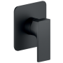 NOBILI SEVEN BUILT-IN SHOWER MIXER WITH 1 OUTLET IN MATTE BLACK