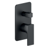 NOBILI SEVEN BUILT-IN SHOWER MIXER WITH 2-WAY MATTE BLACK