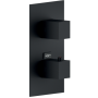 NOBILI SEVEN THERMOSTATIC SHOWER MIXER WITH 2-WAY MATTE BLACK