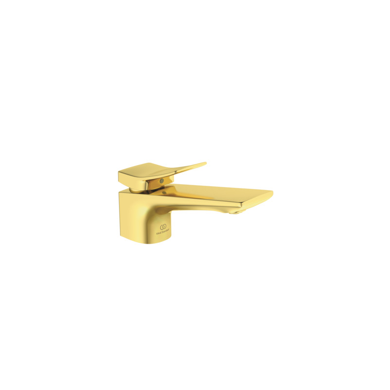 IDEAL STANDARD CONCA MISCELATORE LAVABO MONOCOMANDO BRUSHED GOLD