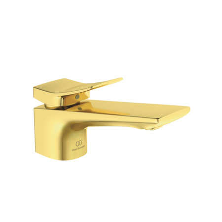 IDEAL STANDARD CONCA MISCELATORE LAVABO MONOCOMANDO BRUSHED GOLD