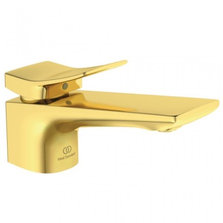 IDEAL STANDARD CONCA MISCELATORE LAVABO MONOCOMANDO S/SCARICO BRUSHED GOLD