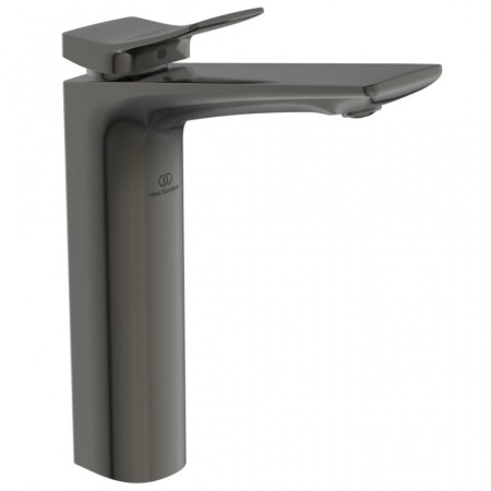 IDEAL STANDARD CONCA MISCELATORE LAVABO MONOCOMANDO DA APPOGGIO SU PIANO MAGNETIC GREY