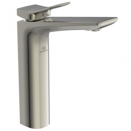 IDEAL STANDARD CONCA MISCELATORE LAVABO MONOCOMANDO DA APPOGGIO SU PIANO SILVER STORM