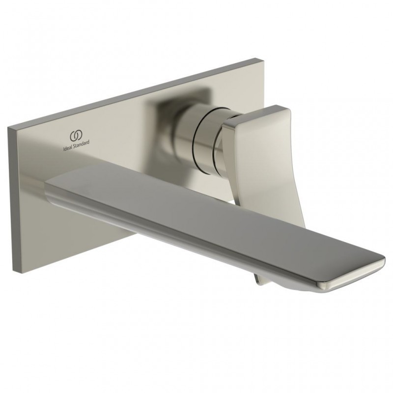 IDEAL STANDARD CONCA MISCELATORE LAVABO MONOCOMANDO A PARETE 180MM SILVER STORM