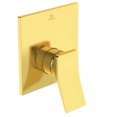 IDEAL STANDARD CONCA MISCELATORE MONOCOMANDO AD INCASSO PER DOCCIA BRUSHED GOLD