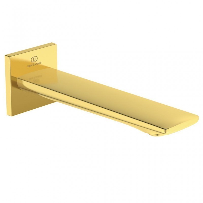 IDEAL STANDARD CONCA BOCCA DI EROGAZIONE A PARETE DA 180 MM BRUSHED GOLD