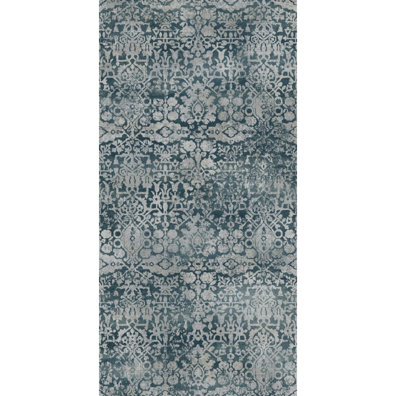 RAGNO CERAMICHE REALSTONE ARGENT DECORO TAPESTRY GHIACCIO 60X120 6mm RET