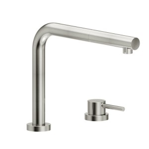 NOBILI ACQUERELLI SINK MIXER WITH RETRACTABLE SPOUT AND PULL-OUT STAINLESS STEEL SPRAY