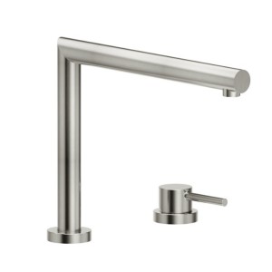 NOBILI ACQUERELLI FAUCET MIXER WITH RETRACTABLE SPOUT IN STAINLESS STEEL