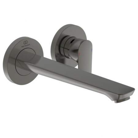 IDEAL STANDARD CONNECT AIR MISCELATORE LAVABO A PARETE BOCCA DI EROGAZIONE DA 225MM MAGNETIC GREY