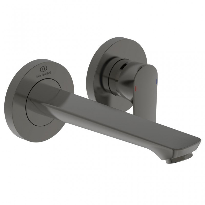 IDEAL STANDARD CONNECT AIR MISCELATORE LAVABO A PARETE BOCCA DI EROGAZIONE DA185MM MAGNETIC GREY