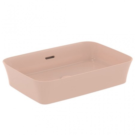 IDEAL STANDARD IPALYSS LAVABO ULTRASTTILE RETTANGOLARE 550X380 MM DA APPOGGIO C/ FORO TROPPOPIENO ROSA PALLIDO