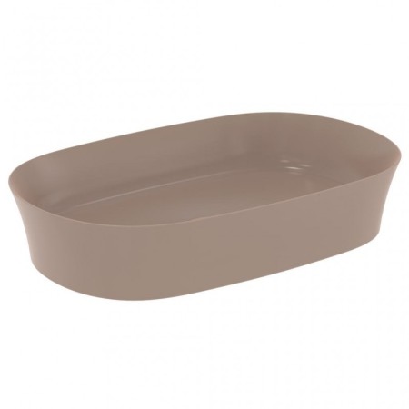 IDEAL STANDARD IPALYSS LAVABO ULTRASOTTILE OVALE 600X380 MM DA APPOGGIO KASHMIR