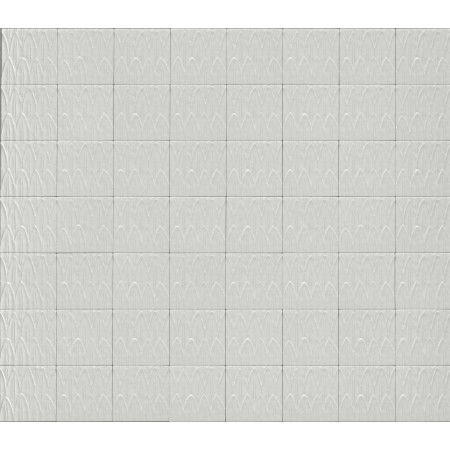 RAGNO CERAMICHE SOL BIANCO GLOSSY STRUTTURA FOGLIA 3D 15X15