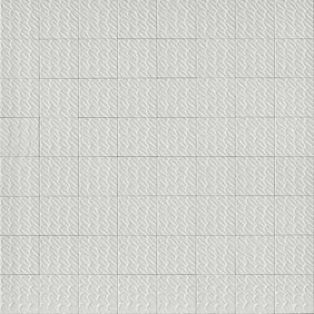 RAGNO CERAMICHE SOL BIANCO GLOSSY STRUTTURA PIUMA 3D 15X15