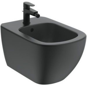 IDEAL STANDARD TESI BIDET SOSPESO C/FISSAGGI NASCOSTI NERO OPACO