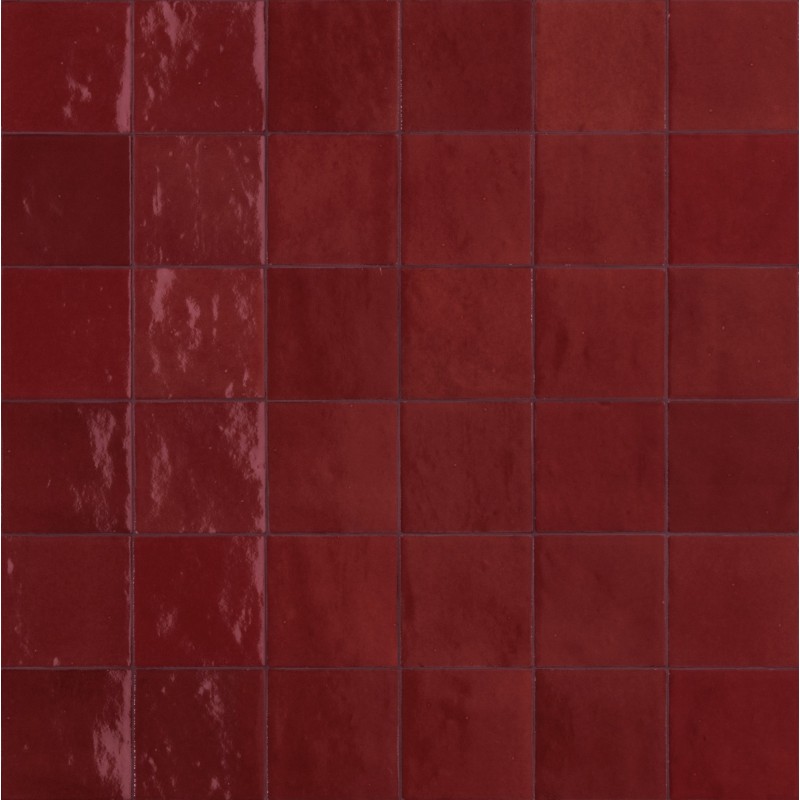 RAGNO CERAMICHE MELANGE BORDEAUX GLOSSY 10X10