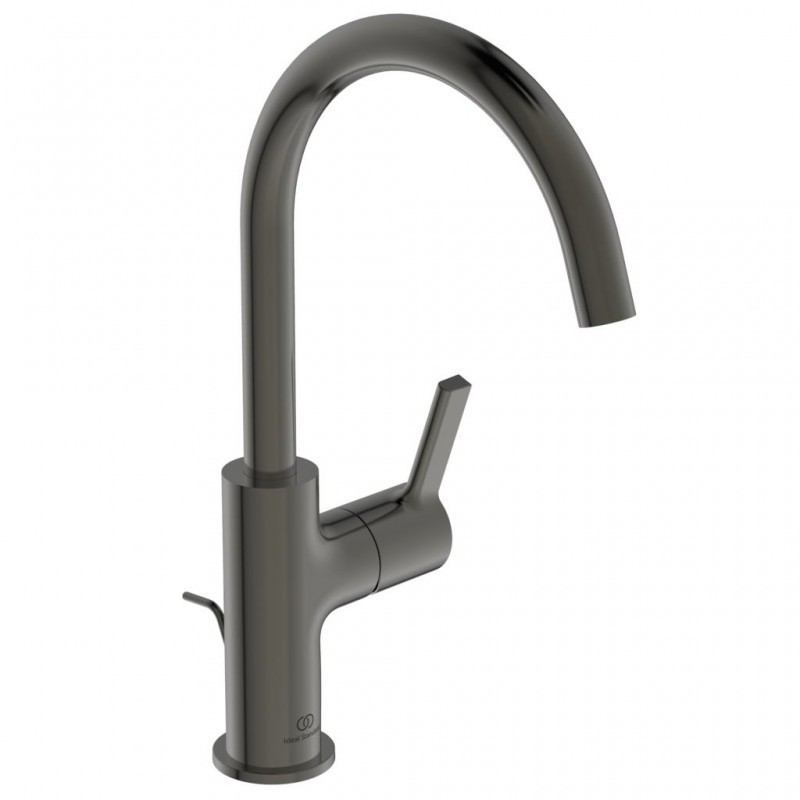 IDEAL STANDARD JOY LAVABO MISCELATORE MONOCOMANDO A BOCCA ALTA MAGNETIC GREY