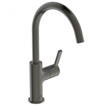 IDEAL STANDARD JOY LAVABO MISCELATORE MONOCOMANDO A BOCCA ALTA S/SCARICO MAGNETIC GREY