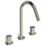 IDEAL STANDARD JOY LAVABO MISCELATORE MONOCOMANDO A 3 FORI SILVER STORM