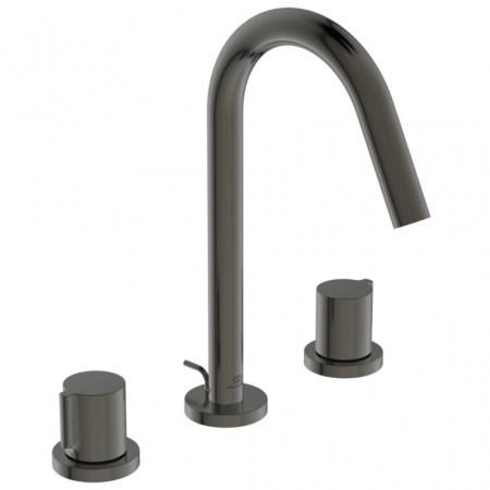 IDEAL STANDARD JOY BASIN SINGLE-LEVER MIXER WITH 3 HOLES MAGNETIC GREY