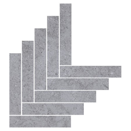RAGNO CERAMICHE KALKSTONE GREY MOSAICO FRECCIA 44.9X61.6