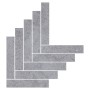 RAGNO CERAMICHE KALKSTONE GREY MOSAICO FRECCIA 44.9X61.6