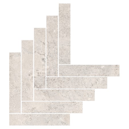 RAGNO CERAMICHE KALKSTONE WHITE MOSAICO FRECCIA 44,9X61,6