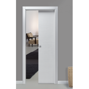 FISSORE.com WHITE CAMELLIA MATRIX SLIDING DOOR INSIDE WALL