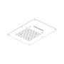 AQUAELITE ROCK SOFFIONE INCASSO A CONTROSOFFITTO 550X400MM 3 FUNZIONI C/ELETTROVALVOLA SF009 C