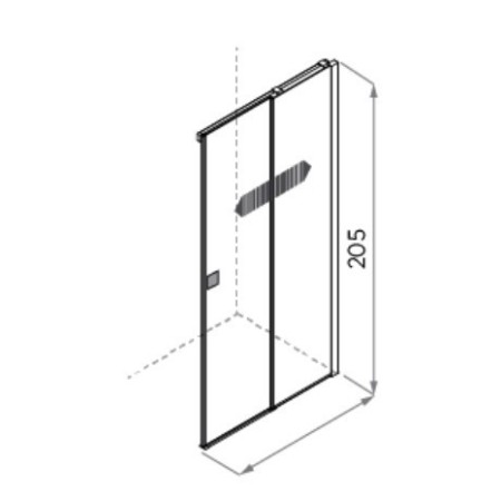 SLIDING SIDE x OTTO SLIDING DOOR CORNER + FIXED SIDE