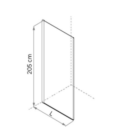 FIXED SIDE x OTTO SLIDING DOOR CORNER + FIXED SIDE