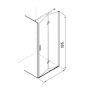 FOLDING SIDE x SHOWER BOX SEI CORNER 1 FOLDING+FIXED