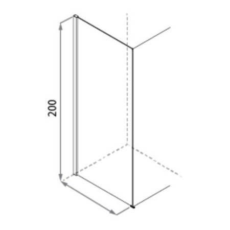 FIXED SIDE x DEDALO CORNER 1 SWINGING+1 FIXED