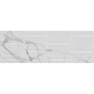 FABULA WALL STATUARIO STRUTTURA 3D GENTLE MATT 33X100 RETT.