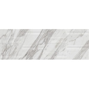FABULA WALL CALACATTA STRUTTURA 3D GENTLE MATT 33X100 RETT.