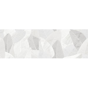 FABULA WALL DECORO GLAM BIANCO TOUCH 33X100 RETT.