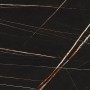 TAVOLO ATRIUM KERAMIK PREMIUM ROUND 160X73,5H BASE CRISTALLO SPECCHIATO COUTURE BRONZO - PROFILO BRUSHED BRONZE