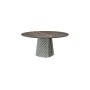 TAVOLO ATRIUM KERAMIK ROUND Ø 140xh73,5 - FUME