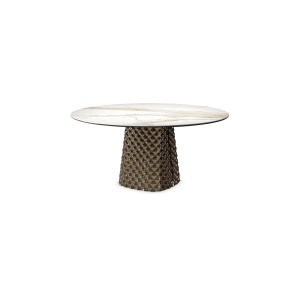 TAVOLO ATRIUM KERAMIK ROUND Ø 158xh73,5 - BRONZO