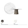 TAVOLO ATRIUM KERAMIK ROUND Ø 158xh73,5 - BRONZO
