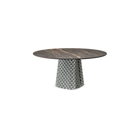 TAVOLO ATRIUM KERAMIK ROUND Ø 158xh73,5 - FUME