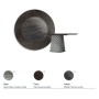 TAVOLO ATRIUM KER-WOOD ROUND Ø180x74,5H - FUME/ROVERE