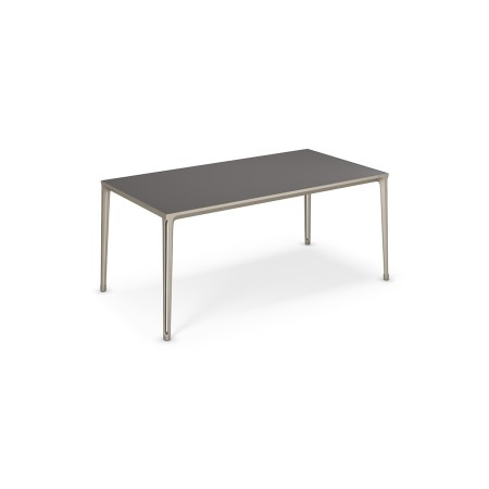 TAVOLO BOULEVARD 160x90x75H - BASE TITANIO