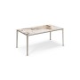 TAVOLO BOULEVARD KERAMIK 200X100X75H - BASE TITANIO
