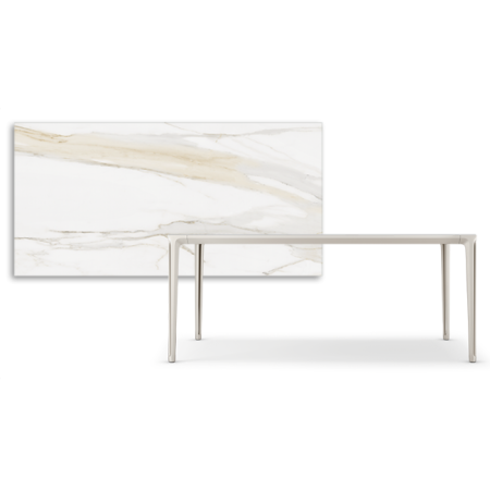 TAVOLO BOULEVARD KERAMIK 160X90X75H - PEARL BASE